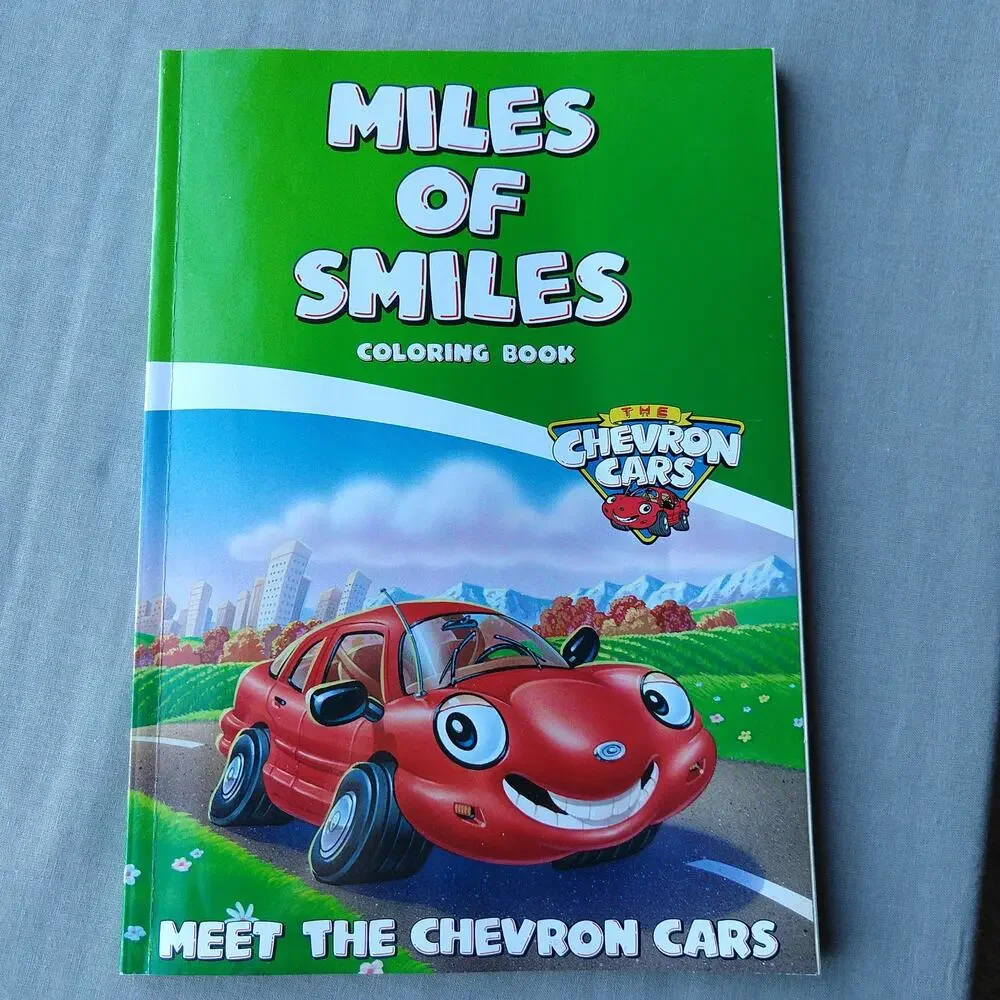 Chevron Cars Fun Club Box, Coloring Book collectible travel activity set